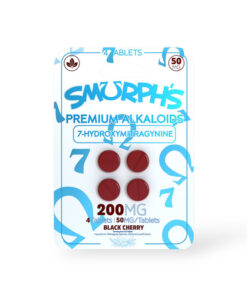 Smurph's 7-Hydroxymitragynine Kratom Extract Tablets Black Cherry 50mg Per Tablet
