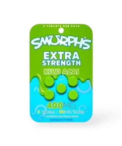 Smurph's Extra Strength 7-Hydroxymitragynine Kratom Extract Tablets Kiwi Acai 80mg Per Tablet